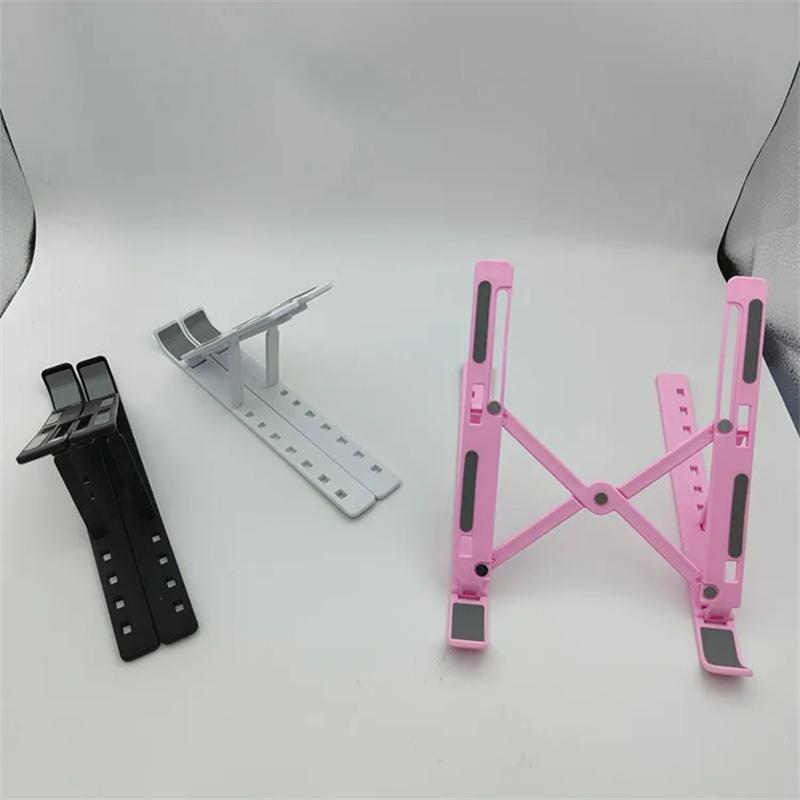 Portable Laptop Stand Foldable Support Base Plastic Notebook Stand for Computer Laptop Holder Cooling Pad Riser