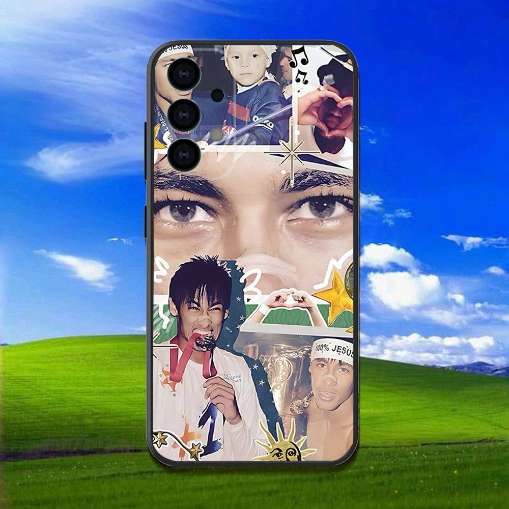 Fußball 10 Für N-NeYmAr Handyhülle Für Samsung Galaxy A13,A21s,A22,A31,A32,A52,A53,A71,A80,Weiche Schwarze Hülle