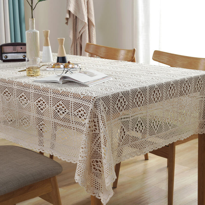 

Crochet Lace Tablecloth (220x140cm)