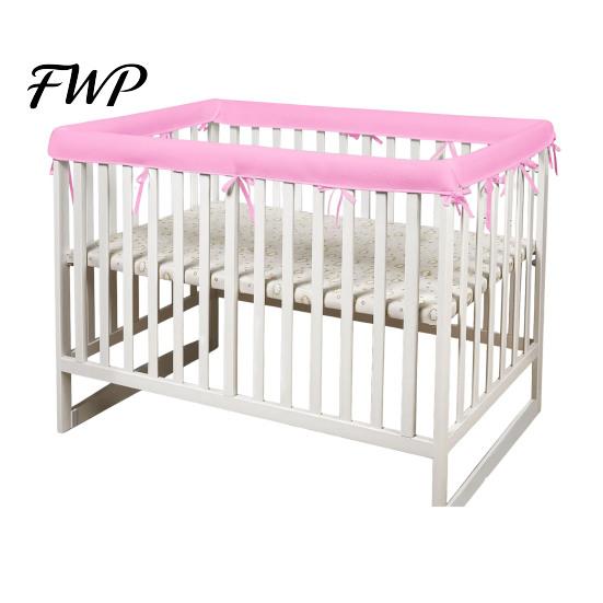 Baby Collision Prevention Rail 1 Set Breathable Mesh Crib Cover, Soft Teething Protector for Safety Rails, Thick Pad Toddler Bed, Edge Guard