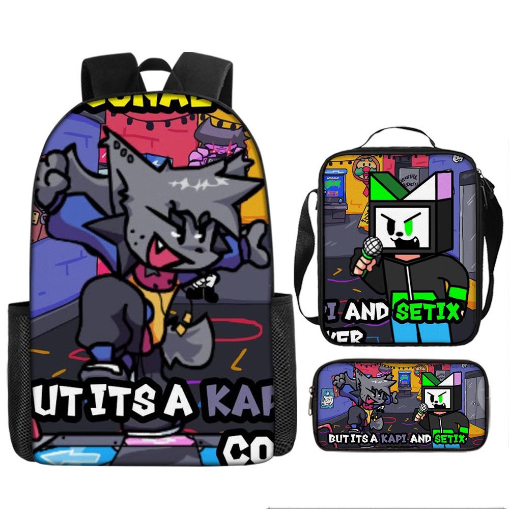 Toalettman Skolväska Skibidi Toalett Spel Merchandise Ryggsäck för Män och Kvinnor