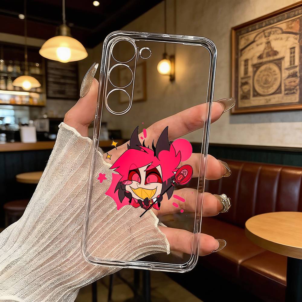 

Чехол для телефона Alastor H-Hazbin H-Hotel для Samsung Galaxy A71, A70, A52, A51, A40, A30 Прозрачная крышка Samsung a514g
