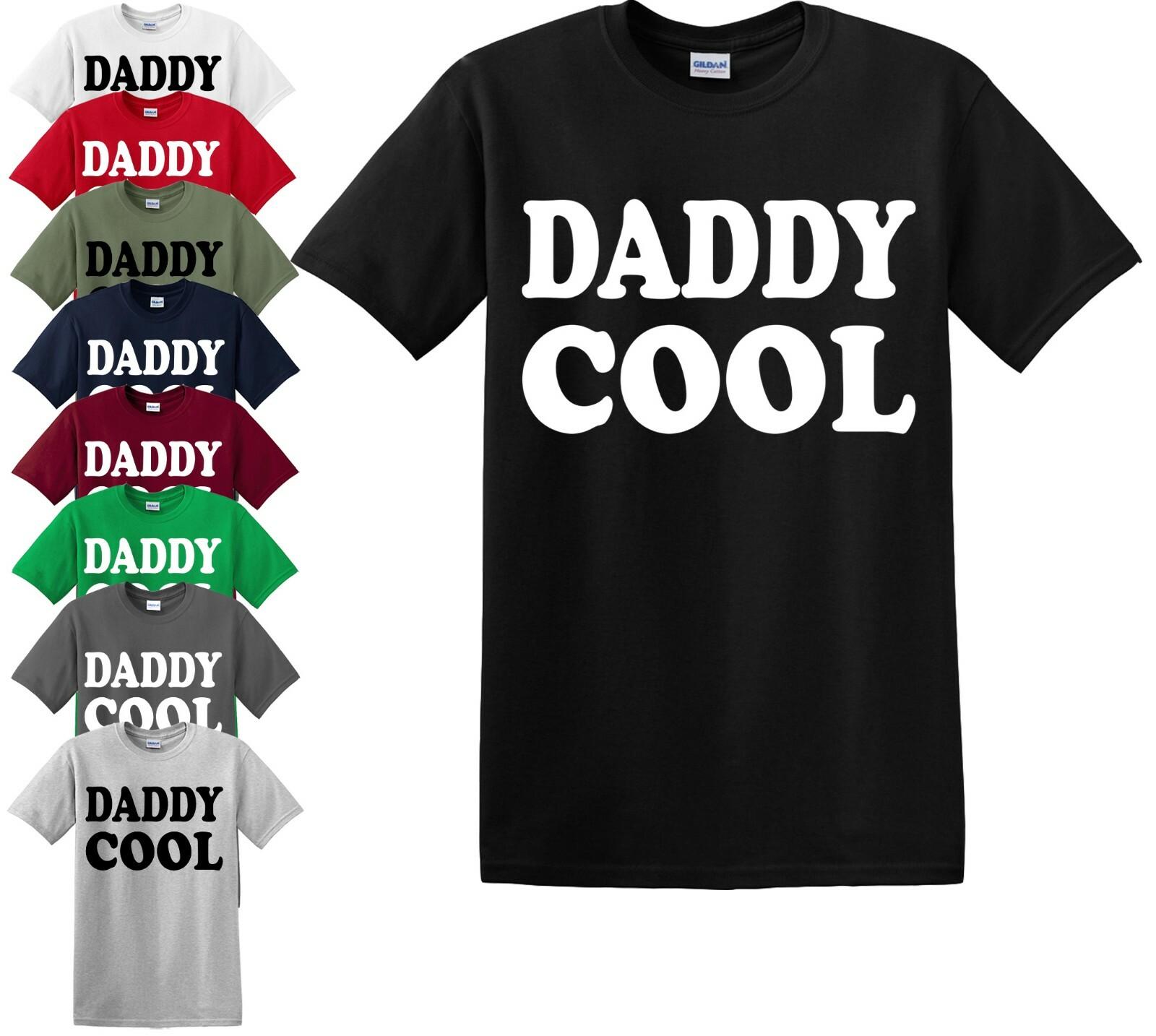 DADDY COOL T-Shirt Mens Womens Tees Top Father day gift Presents Funny Daddy New Dad Tee S-5XL Top 4XL