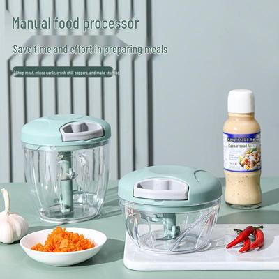 Multifunctional Manual Garlic Masher: Grinder, Puller & Stirrer for Garlic, Ginger, and Meat
