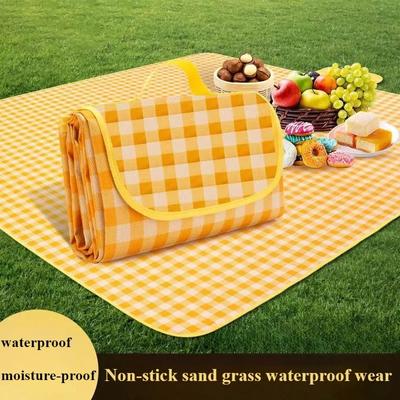 Portable Moisture-Proof Picnic Mat, Thickened Mat, Outdoor Camping, Beach Tent, Floor Mat, Waterproof Lawn, Outing