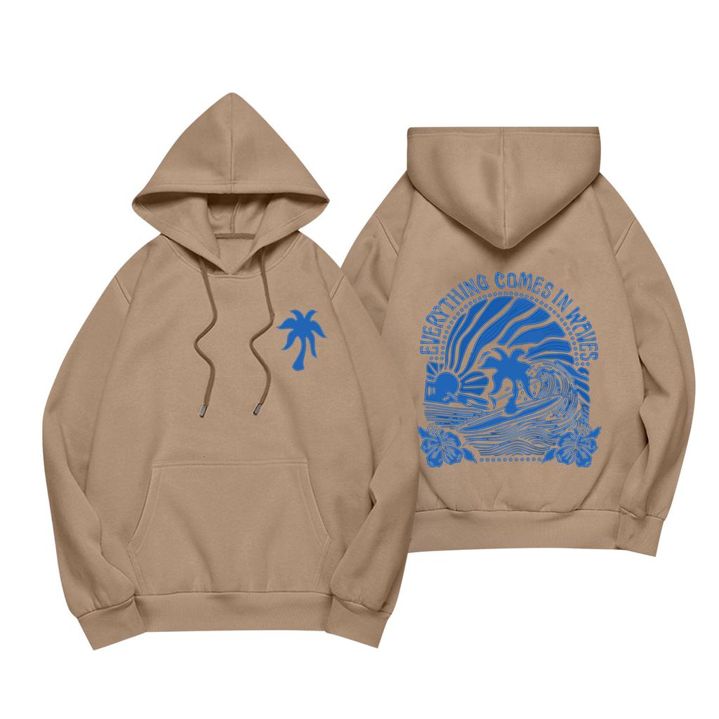 Hooded Sports Tracksuit Unisex Running Outfits Long Sleeve Pullover Hoodies Sweatshirt
