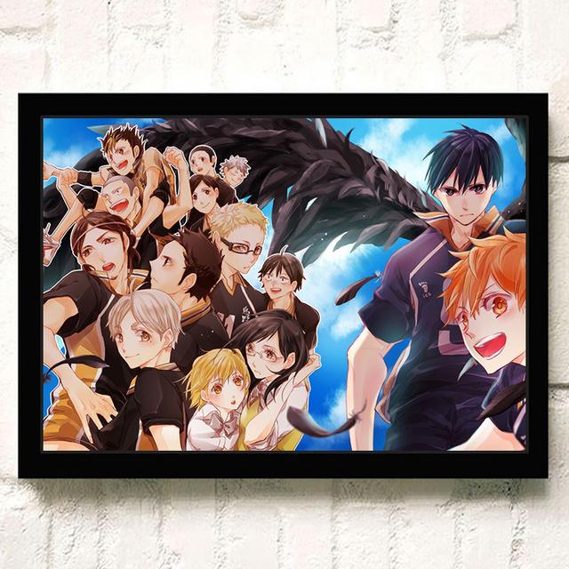 Japanese Sports Cartoon Anime Haikyuu Canvas Painting Posters and Prints Abstract Decorative Home Decor Cuadros