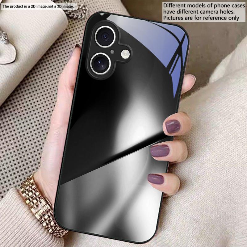 Mysterious color and light For iPhone 17 Air 16 E 15 14 13 Plus 12 mini 17 Pro Max 11Pro XR Xs 7 8 11 Tempered Glass Phone Case