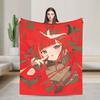 Akane Lize Singer Blanket Quality Warm Soft  Throw Blanket Autumn Travel Home Decor Funny Bedspread