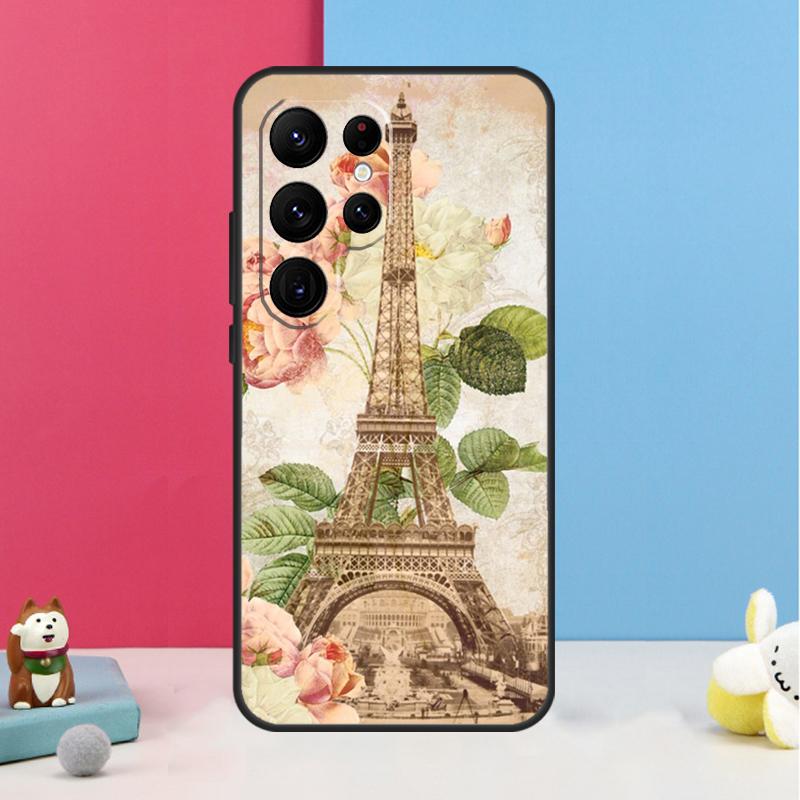 

Paris Eiffel Tower Case For Samsung Galaxy S25 S24 S20 S21 S22 S23 Ultra S9 S10 Plus S23 FE Back Cover Shell Galaxy S20 FE