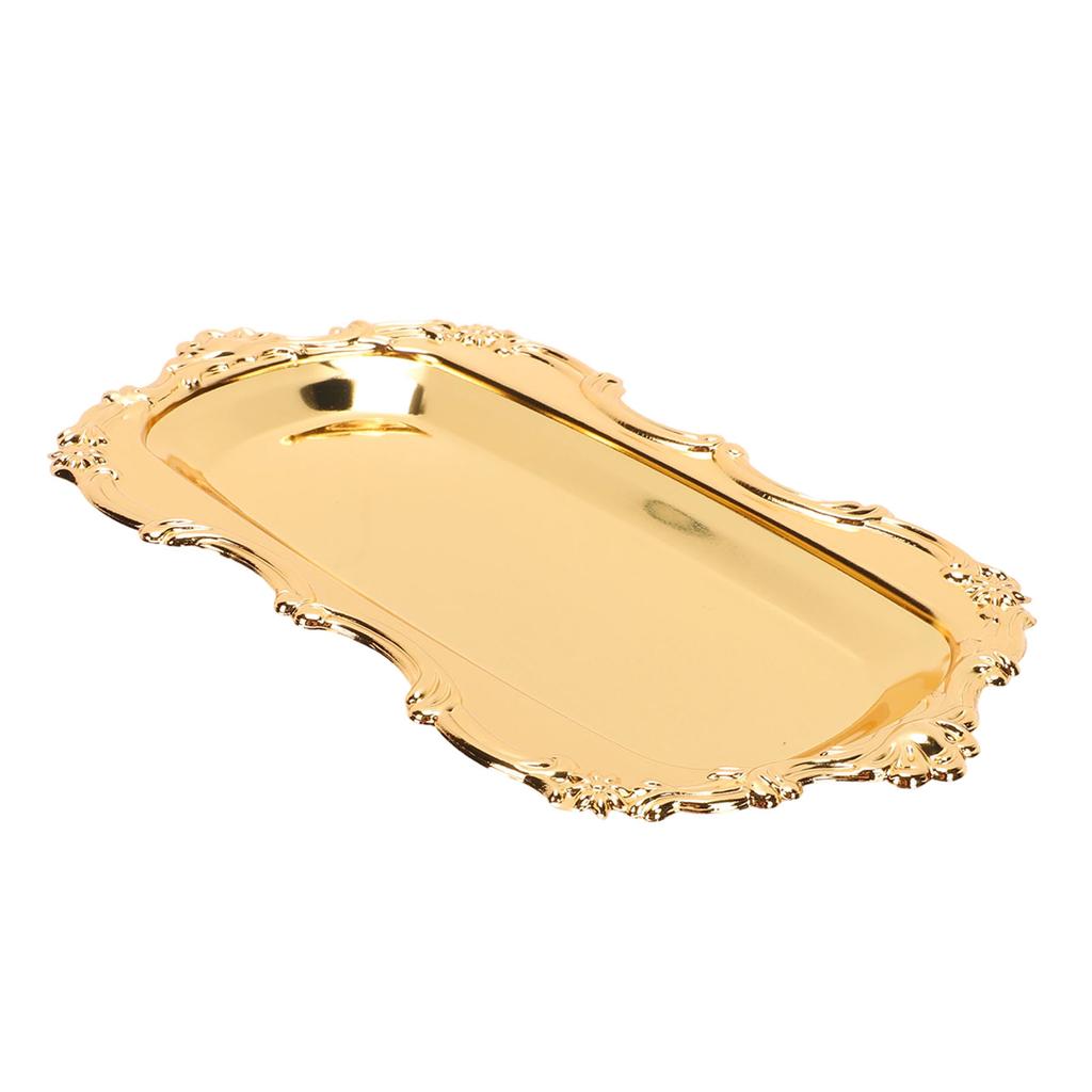 Jewelry Tray European   Rectangle Shape Multifunctional Antique Trinket Dish for Parties