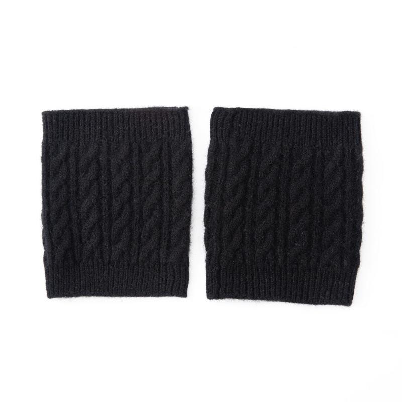 100% Pure Cashmere Knit Leg Warmers - Warm Wool Calf Protectors for Autumn & Winter