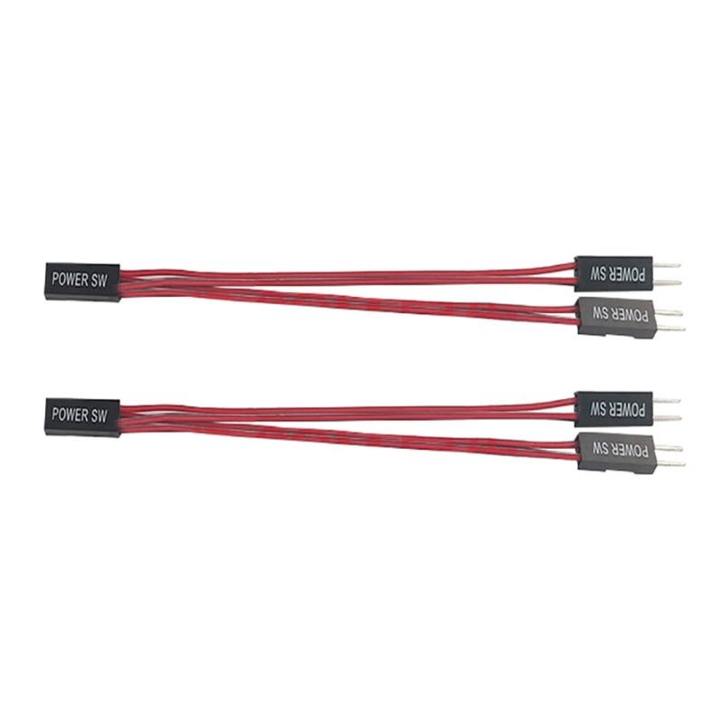 PC Power Button Desktop PC Computer Case Power Switches Push Computer Host Button Supply Supplies with Extension Cable