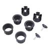 Weather Resistant Patios Table Umbrella Hole Rings Plug Caps Umbrella Sleeve Stabilizer Hole Insert for Garden Terraces 8PCS