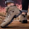 New high-top outdoor shoes men's hiking shoes women's hiking shoes waterproof and non-slip sports shoes breathable travel shoes men