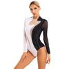 Women Figure Skating Costume Jazz Dance Unitard Ladies Dancewear Ballet Leotard Dancewear Stage Performance