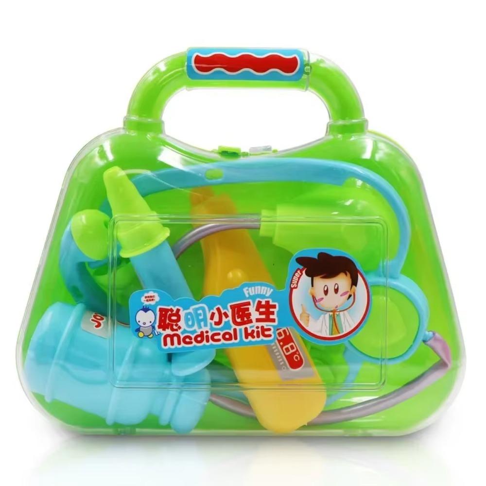 Kids Toys Doctor Set Baby Suitcases Medical Kit Cosplay Dentist Nurse Simulation Medicine Box with Doll Costume Stethoscope Gift