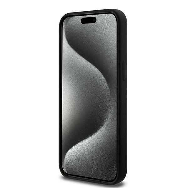 Karl Lagerfeld Klhmp15Xschpplk Iphone 15 Pro Max 6.7 Czarny/Black Hardcase Silicone Choupette Head Magsafe