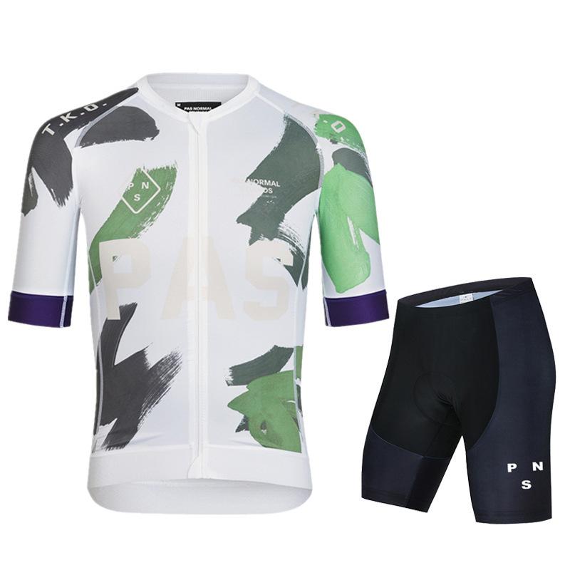 Professional Mountain Road Bike Tight Slim Cycling Suit White Unisex Thin Breathable Quick-drying Short Sleeve 2026 Summer Breathable Cycling Suit Set