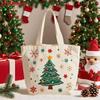 Christmas Handheld Cloth Bag Cartoon Santa Claus Xmas Tree Gift Bag Merry Christma Decor Noel Natal Navidad Happy New Year 2026