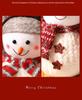 Large Snowman Figurine for Christmas Decoration and Party Atmosphere