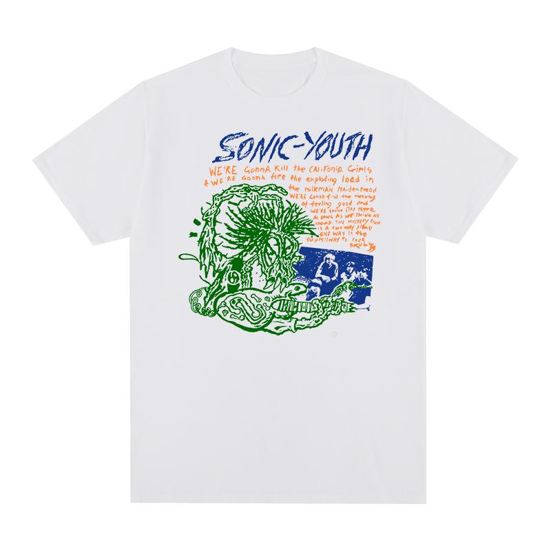 YOUTH Vintage Tshirt Rock Band Popular Punk Harajuku Fashion Streetwear Gothic Cotton Men T shirt New Tee Tshirt Womens Tops S