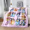 Bluey Puppy Bond. Blanket Durable Comfort Suitable for Sofa Seaside Bed All-Season Use Stylish Decor Ideal Gift For Birthday Valentine'S Day