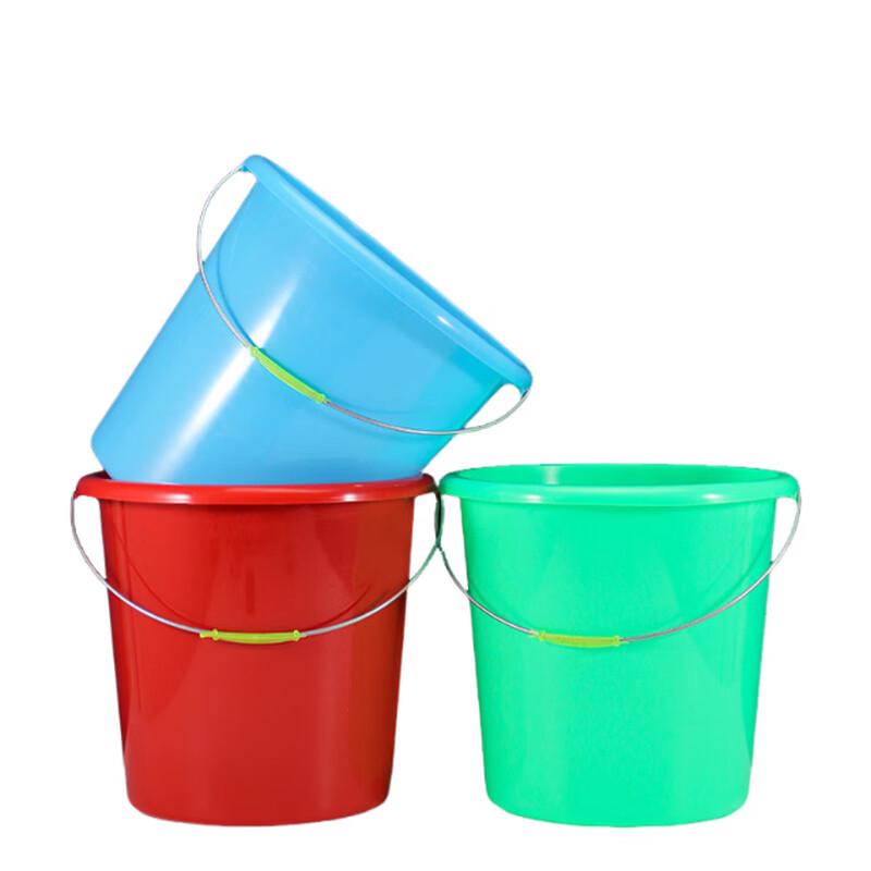 Plastic Handheld Storage Bucket with Lid