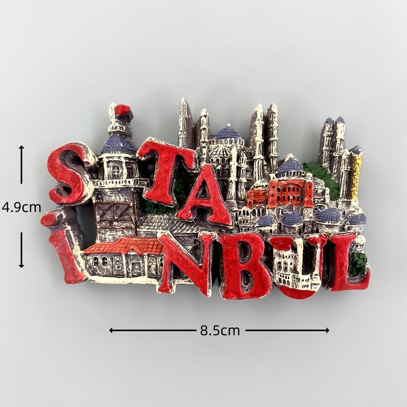 

Turkey Fridge Stickers Travel Souvenirs Home Decoration Istanbul Qalata Fridge Magnets Wedding Gifts