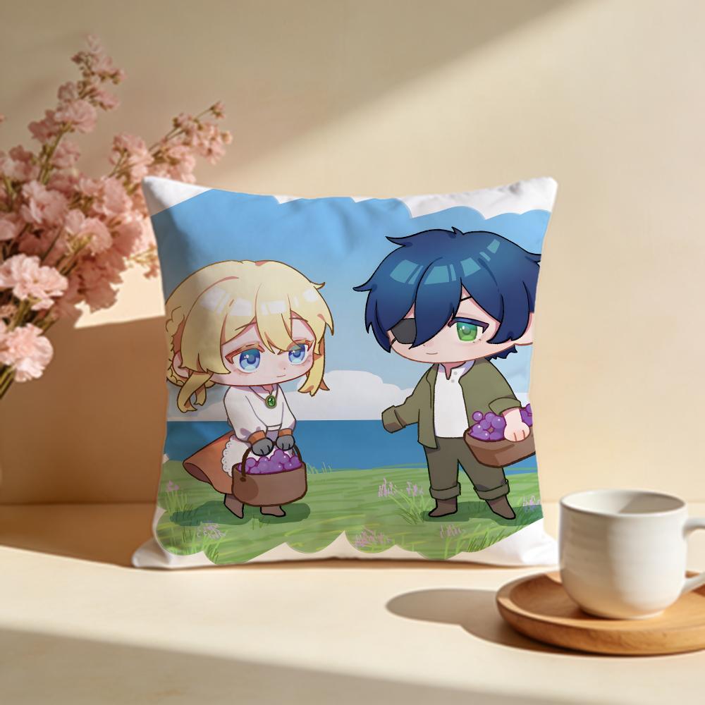 Stylish VViolet Evergardeniou Cushion Cover Stylish Washable Pillow Cover Ideal for Couch Bedroom Car Decoration