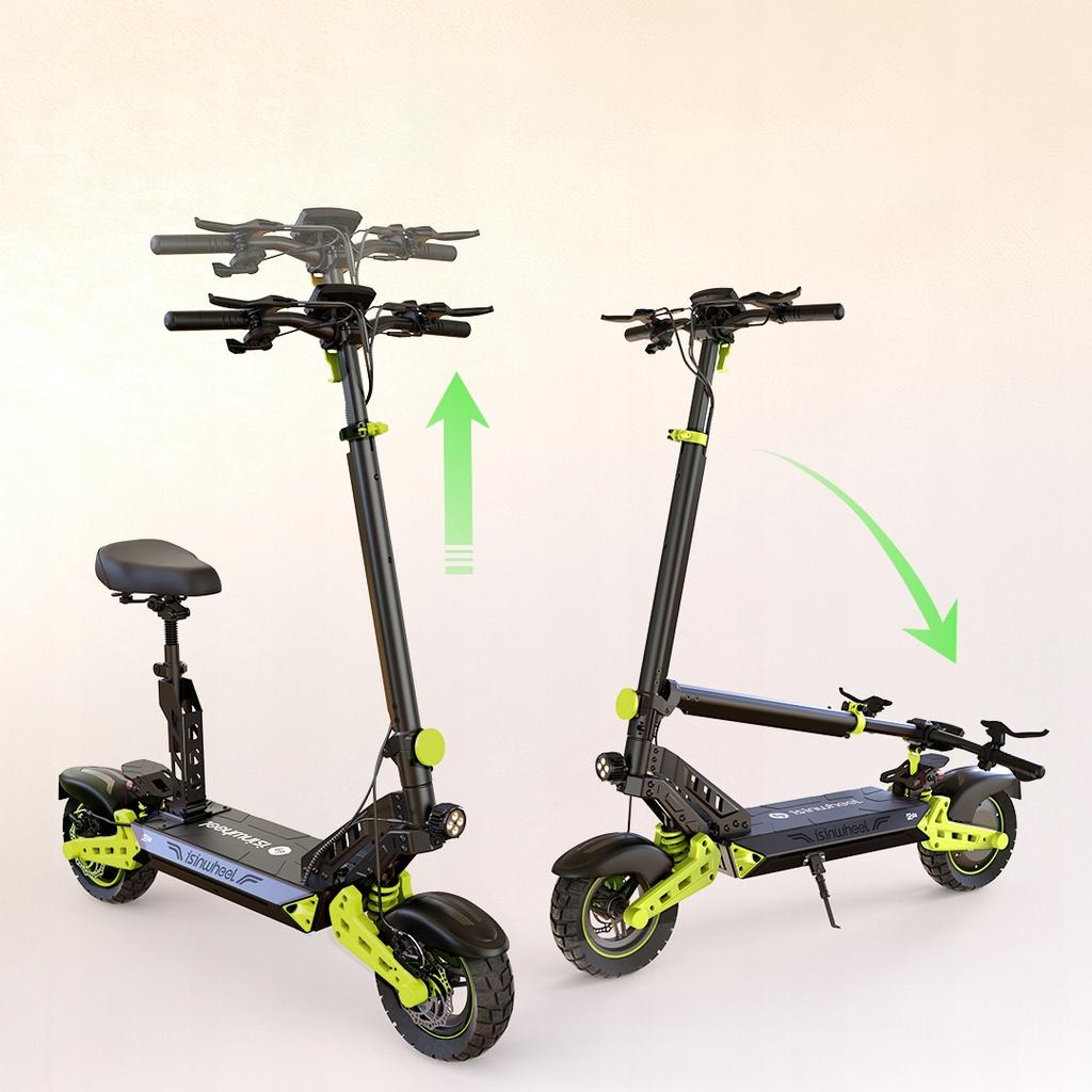 2026 Elektrofahrzeug D2Plus 48V20Ah 1000W 45KM/H 60KM PL mit LED App Sitz
