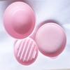 Soap Box Bathroom Accessories Portable Sealed Soap Case Round Shape Soap Holder Travel Supplies Soap Dish for Bathroom Hand Soap