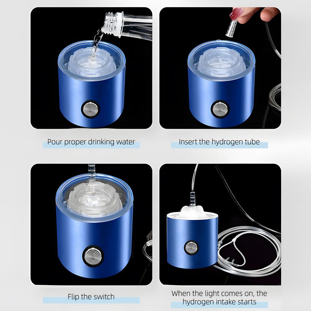 Tragbarer Wasserstoff-Wasserflaschengenerator – Wasserstoff-Wasserionisiergerät mit PEM und SPE