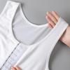 Breathable Womens Chest Binder Stretch Sportswear Top Flat Breast Corset Tank Shaping Les Buckle Crop