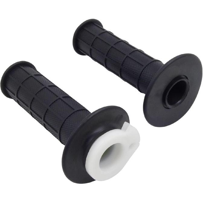 7/8" Throttle Accelerator Handle Grips: Compatible With 50Cc, 80Cc, 90Cc, 110Cc 125Cc 140Cc 150Cc 200Cc Dirt Bike, Mini Bike Throttle Assembly