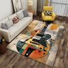 Abstract Guitar and Music Notes suitable as a non-slip mat for the living room or bedroom sofa