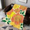 Flor Vintage H-heather miller Design Flanela Macia Quente Pelúcia Cobertor Sofá Sala de Estar Animal de Estimação Hogar Quarto Presente Casa Carro Portátil