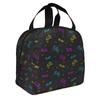 Spiel-Joystick Neon-Spielcontroller Tragbare Brotdosen Damen Auslaufsicherer Kühler Thermische Lebensmittel-Isolier-Lunchtasche Büroarbeit