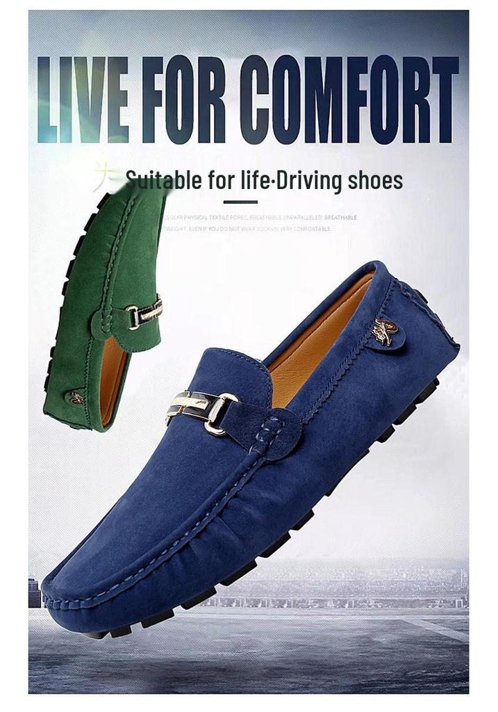 Mocassini Casual da Uomo: Mocassini da guida slip-on (Taglie Piccole a Grandi)