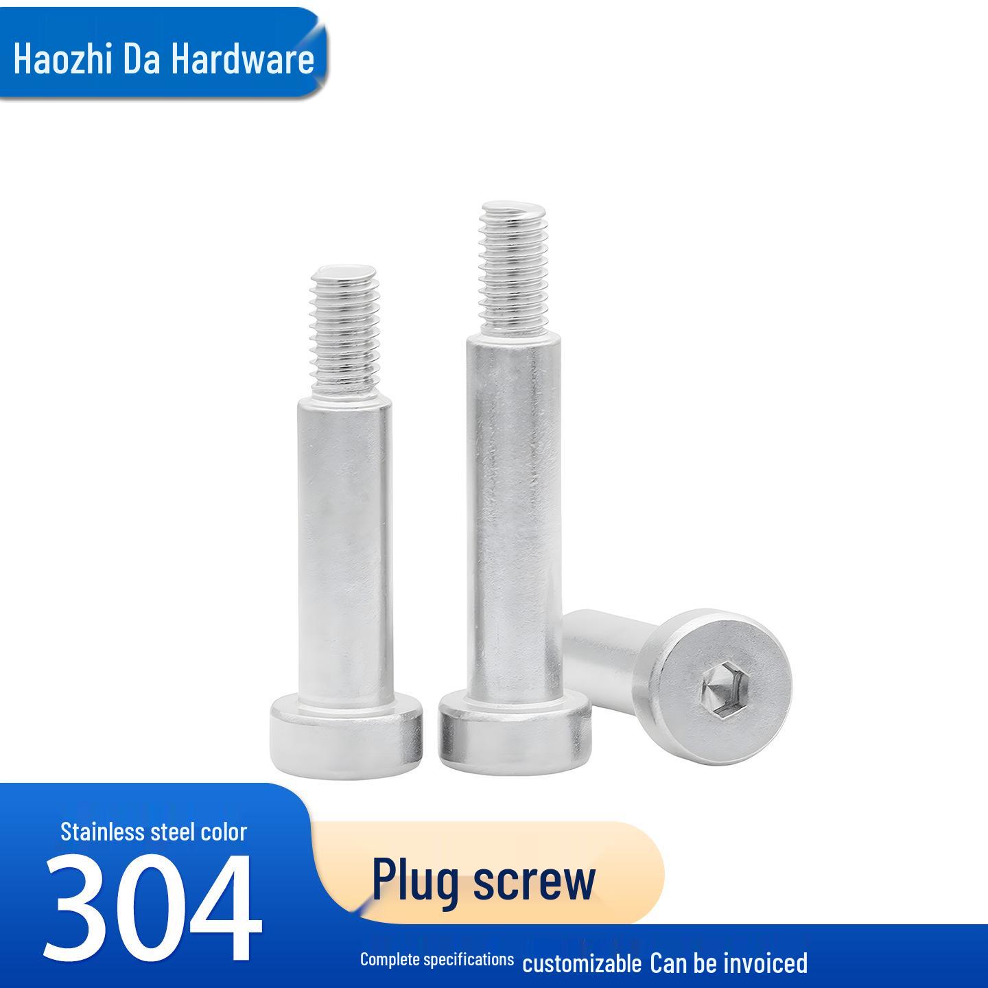 Шестигранный установочный винт с буртиком из нержавеющей стали 304, Болт-ограничитель с равной высотой, M3-M12 6*3*M5 (10 pieces)