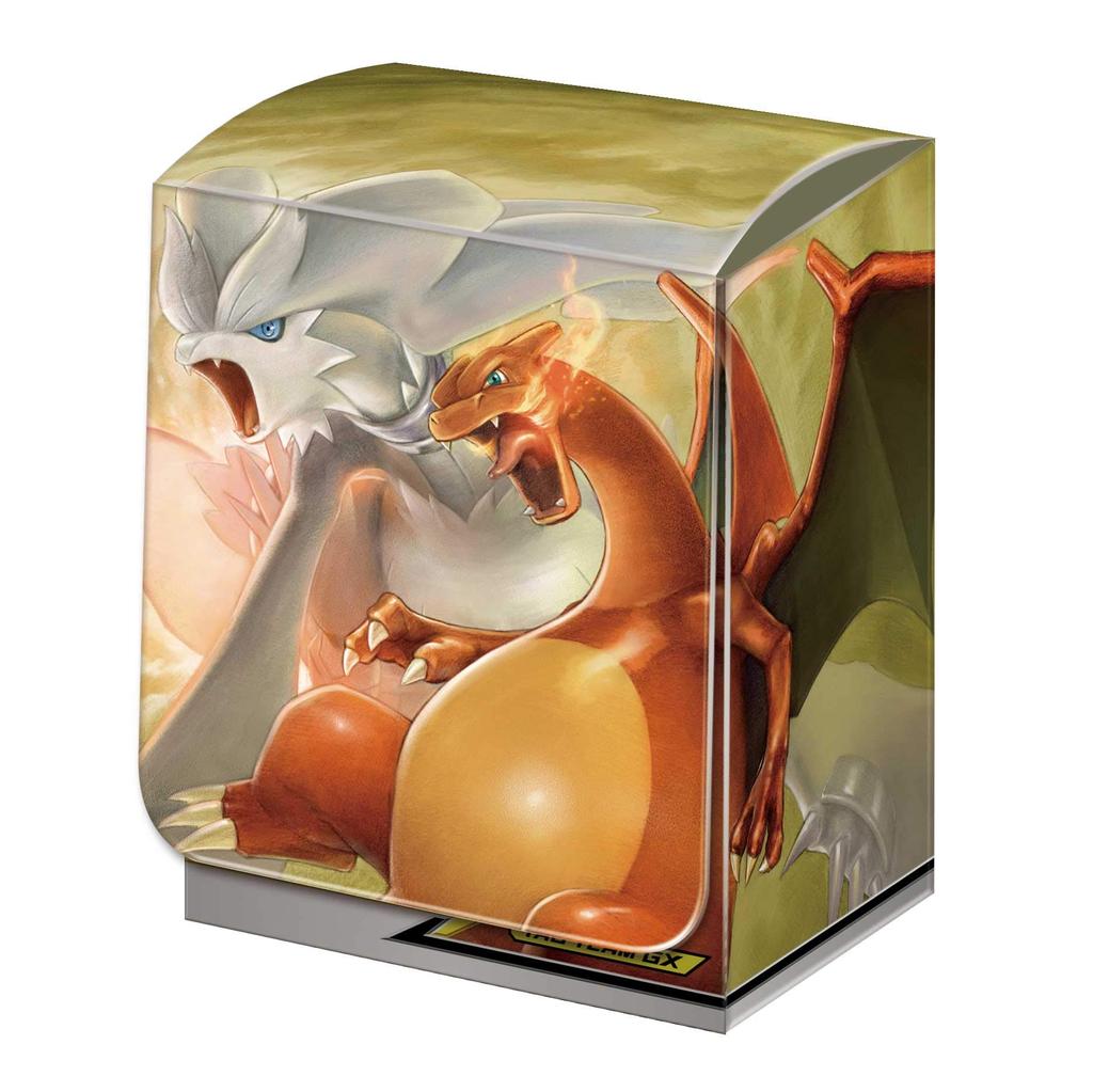 Pokemon Card Game Deck Case Reshiram Charizard TAG TEAM GX &