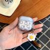Ins Lines Cartoon Rabbit for AirPods Pro1 Generation Protective Case 1st Generation Pro1 Apple Bluetooth Headset Case Female