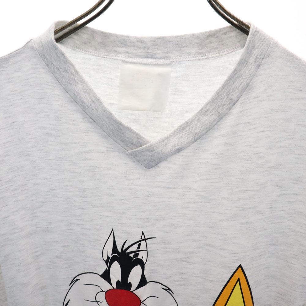 Warner Bros 90s Old Looney Tunes Sylvester Short sleeve T-shirt one piece Women Used