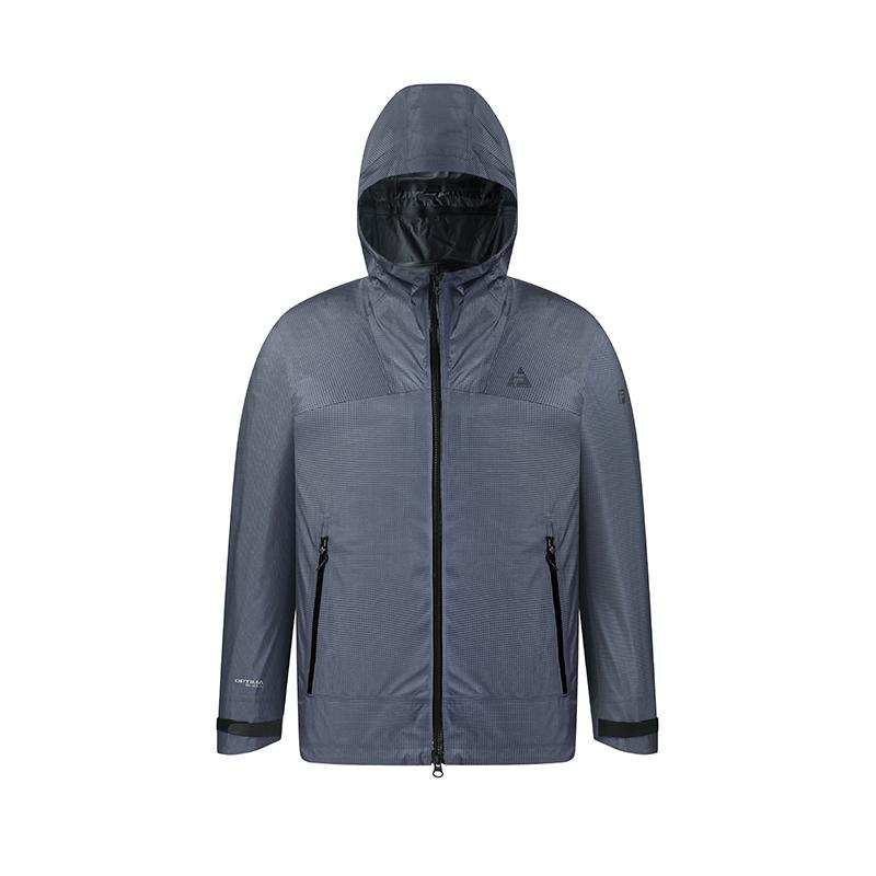 Fila Explore Simple Sports Outdoor Comfortable Hooded Woven Single Layer Waterproof Windproof Breathable Jacket Men Jackets A11M627707FDY
