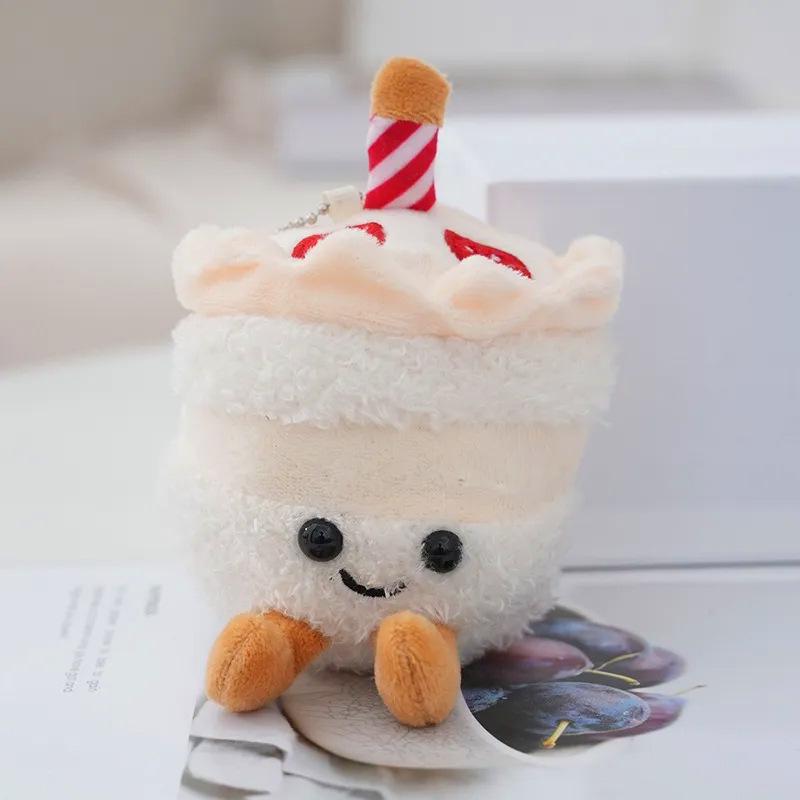 Adorable Cake Simulation Plush Pendant - Birthday Gift Doll