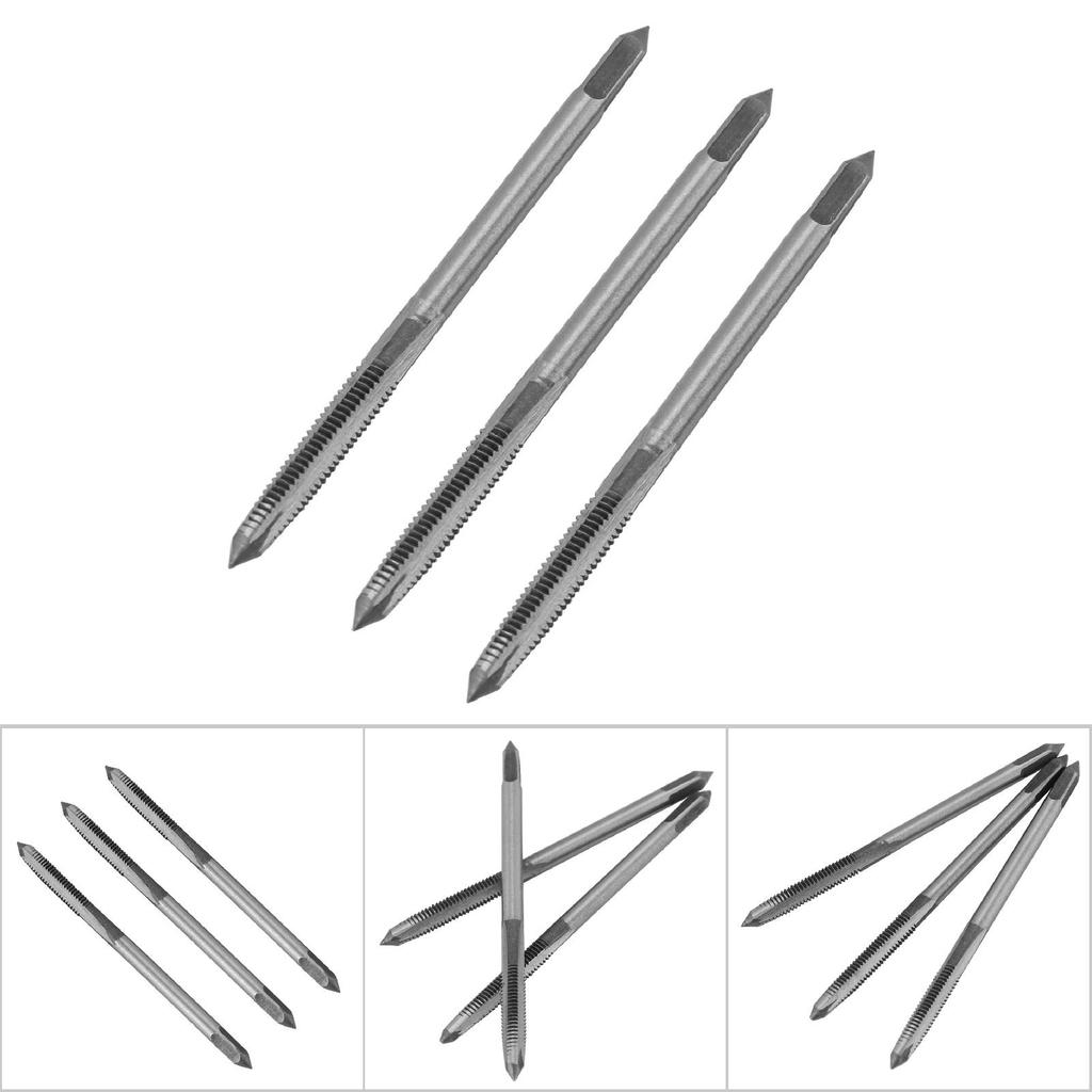 3PcsSet M3M4M5 Bearing Steel Hand Thread Tap Screw Taps Tool(M5)