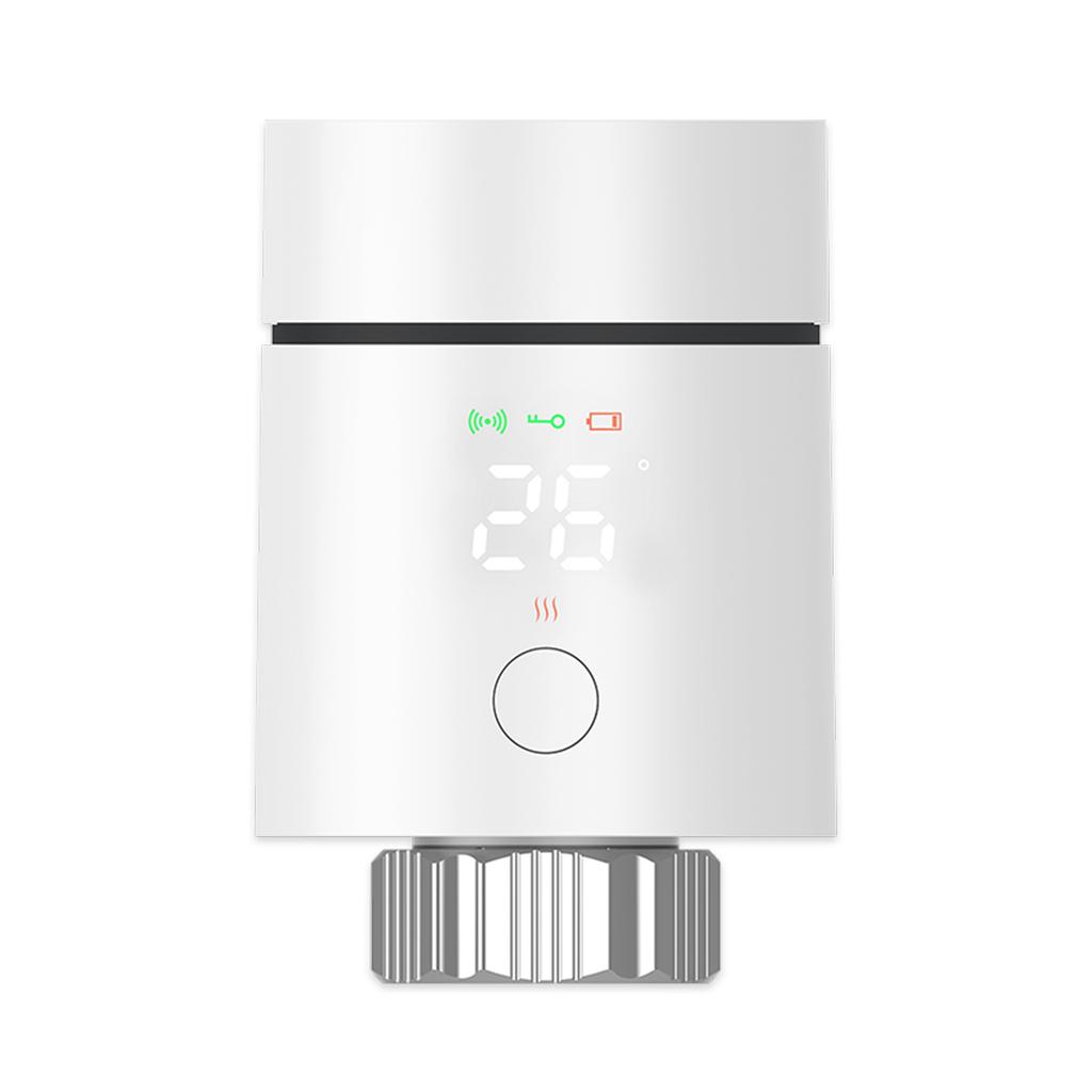 For ZigBee Smart Radiator Actuator Valve Supports App Remote Control Thermostat Radiator Actuator Support for Alexa/Google Home