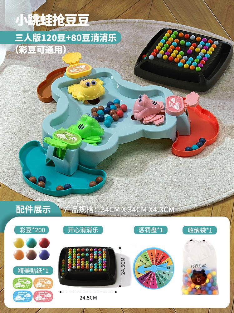 

Детские игрушки «Лягушка ест бобы» Интерактивная настольная игра для родителей и детей для двух человек Групповые строительные занятия для мальчиков и девочек от 3 до 6 лет красный