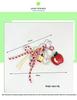 Miu Style Bag Charm: Apple Pendant Keychain & Multifunctional Lanyard Accessories for Couples