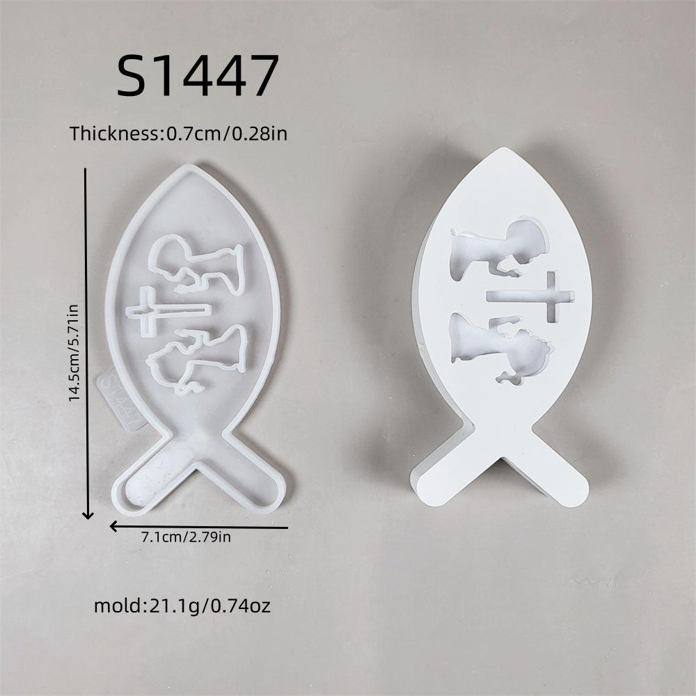 

Рыба Проекционный Свет Украшение Цемент Гипс Капельная Форма Сделай Сам Силиконовая Форма Домашнее Украшение